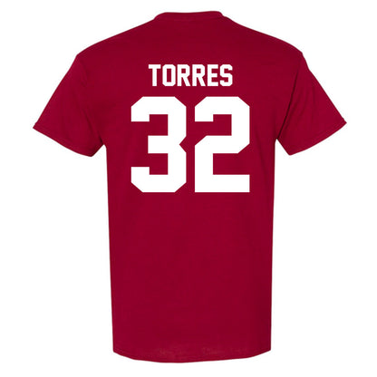 Alabama - NCAA Baseball : Jason Torres - NCAA® Replica Shersey T-Shirt-1