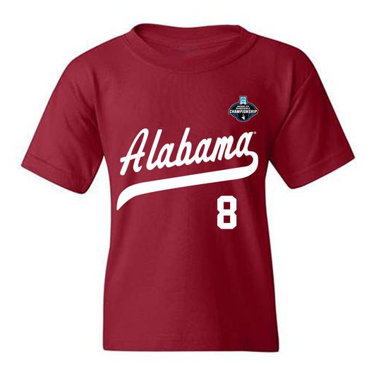 Alabama - NCAA Baseball : Tyler Fay - NCAA® Replica Shersey Youth T-Shirt-0