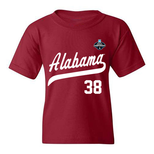 Alabama - NCAA Baseball : Zach Kittrell - NCAA® Replica Shersey Youth T-Shirt-0
