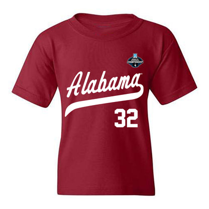 Alabama - NCAA Baseball : Jason Torres - NCAA® Replica Shersey Youth T-Shirt-0