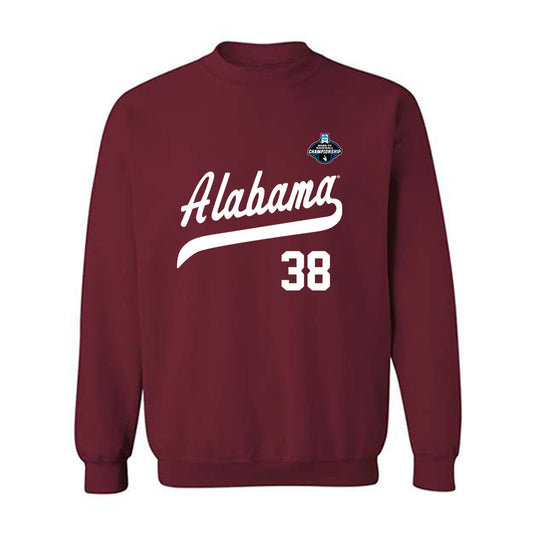 Alabama - NCAA Baseball : Zach Kittrell - NCAA® Replica Shersey Crewneck Sweatshirt-0