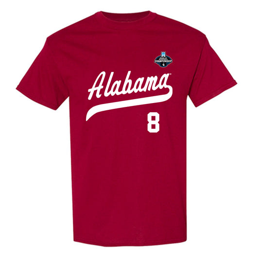 Alabama - NCAA Baseball : Tyler Fay - NCAA® Replica Shersey T-Shirt-0