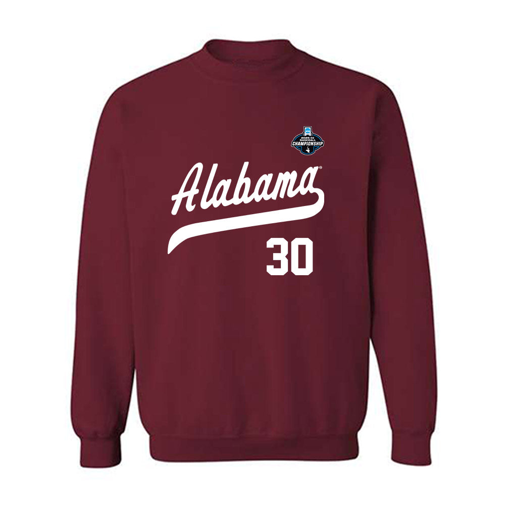 Alabama - NCAA Baseball : Anthony Pesci - NCAA® Replica Shersey Crewneck Sweatshirt-0