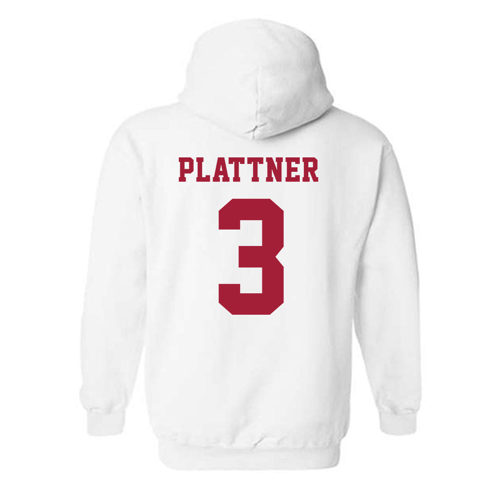 Alabama - NCAA Baseball : Will Plattner - NCAA® Replica Shersey Hooded Sweatshirt-1