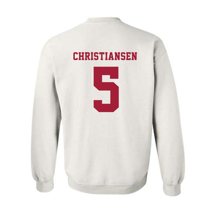 Alabama - NCAA Baseball : Sam Christiansen - NCAA® Replica Shersey Crewneck Sweatshirt-1