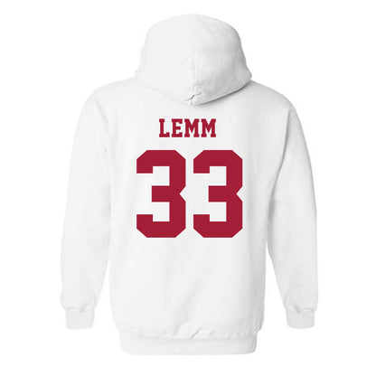 Alabama - NCAA Baseball : John Lemm - NCAA® Replica Shersey Hooded Sweatshirt-1