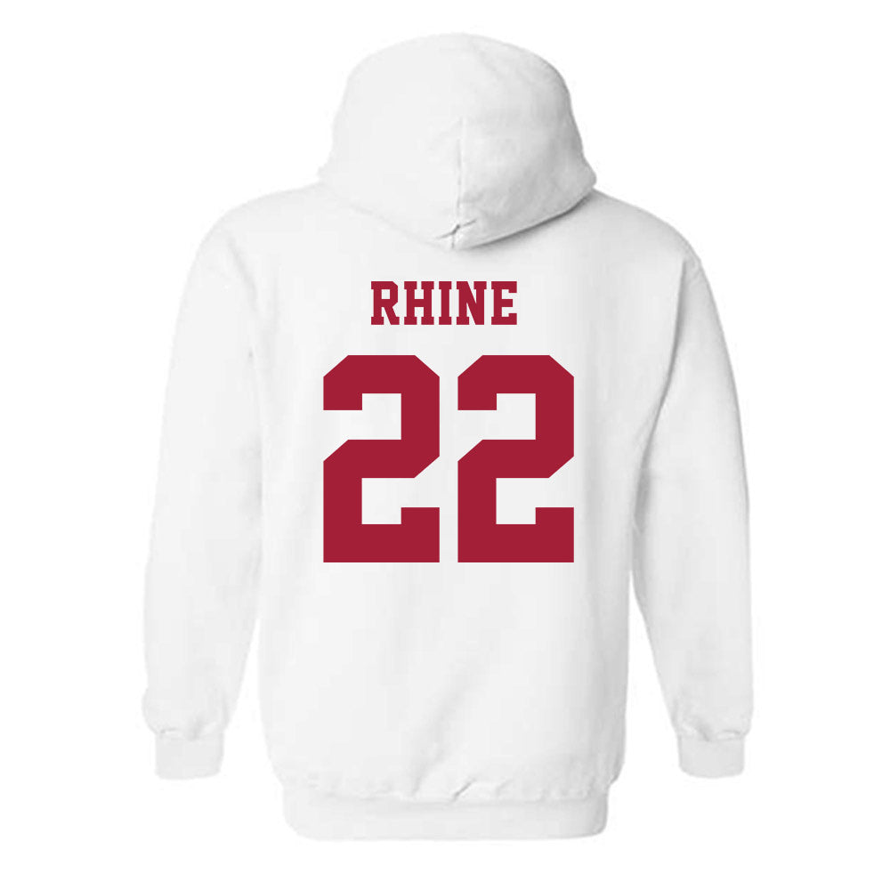 Alabama - NCAA Baseball : Will Rhine - NCAA® Replica Shersey Hooded Sweatshirt-1