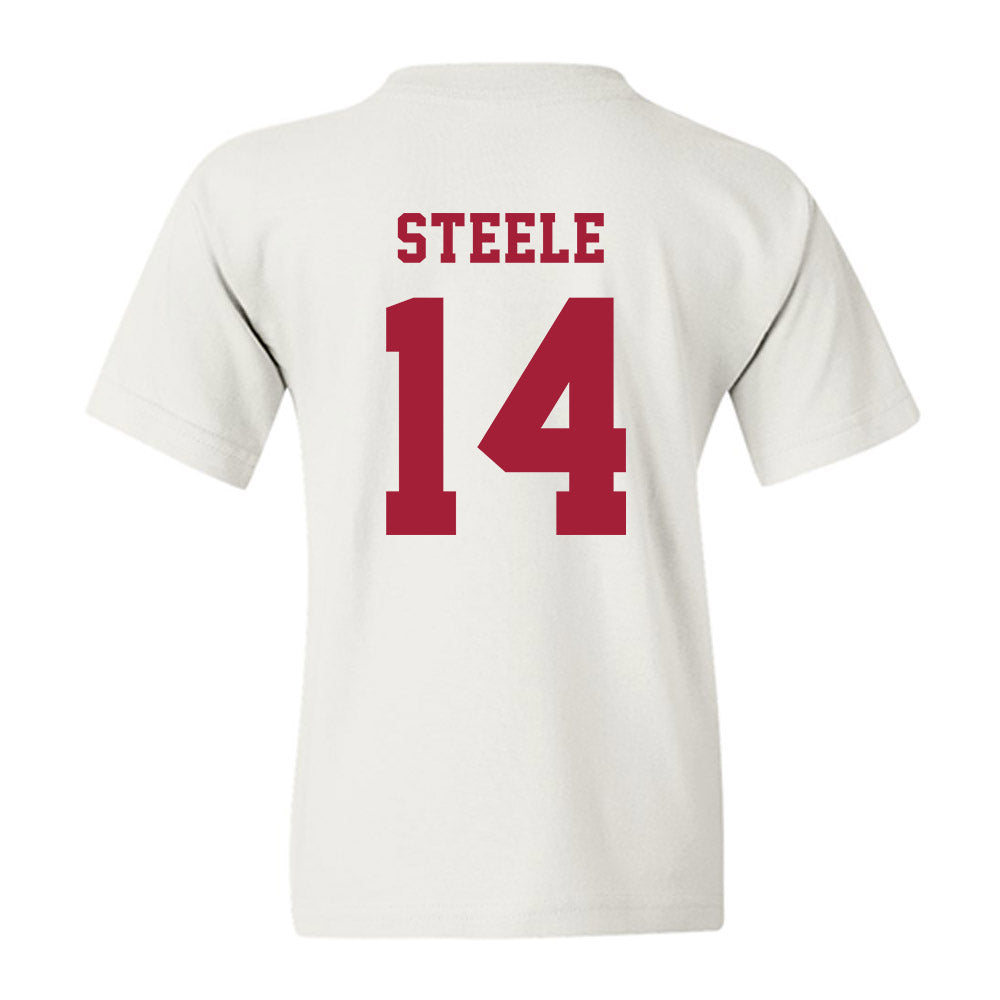 Alabama - NCAA Baseball : Peyton Steele - NCAA® Replica Shersey Youth T-Shirt-1