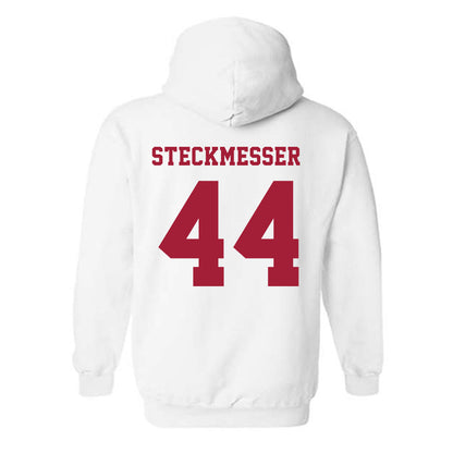 Alabama - NCAA Baseball : Evan Steckmesser - NCAA® Replica Shersey Hooded Sweatshirt-1