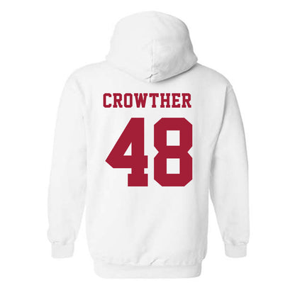 Alabama - NCAA Baseball : Ashton Crowther - NCAA® Replica Shersey Hooded Sweatshirt-1