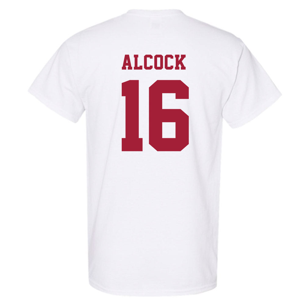 Alabama - NCAA Baseball : Bobby Alcock - NCAA® Replica Shersey T-Shirt-1