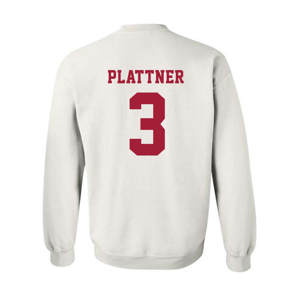 Alabama - NCAA Baseball : Will Plattner - NCAA® Replica Shersey Crewneck Sweatshirt-1