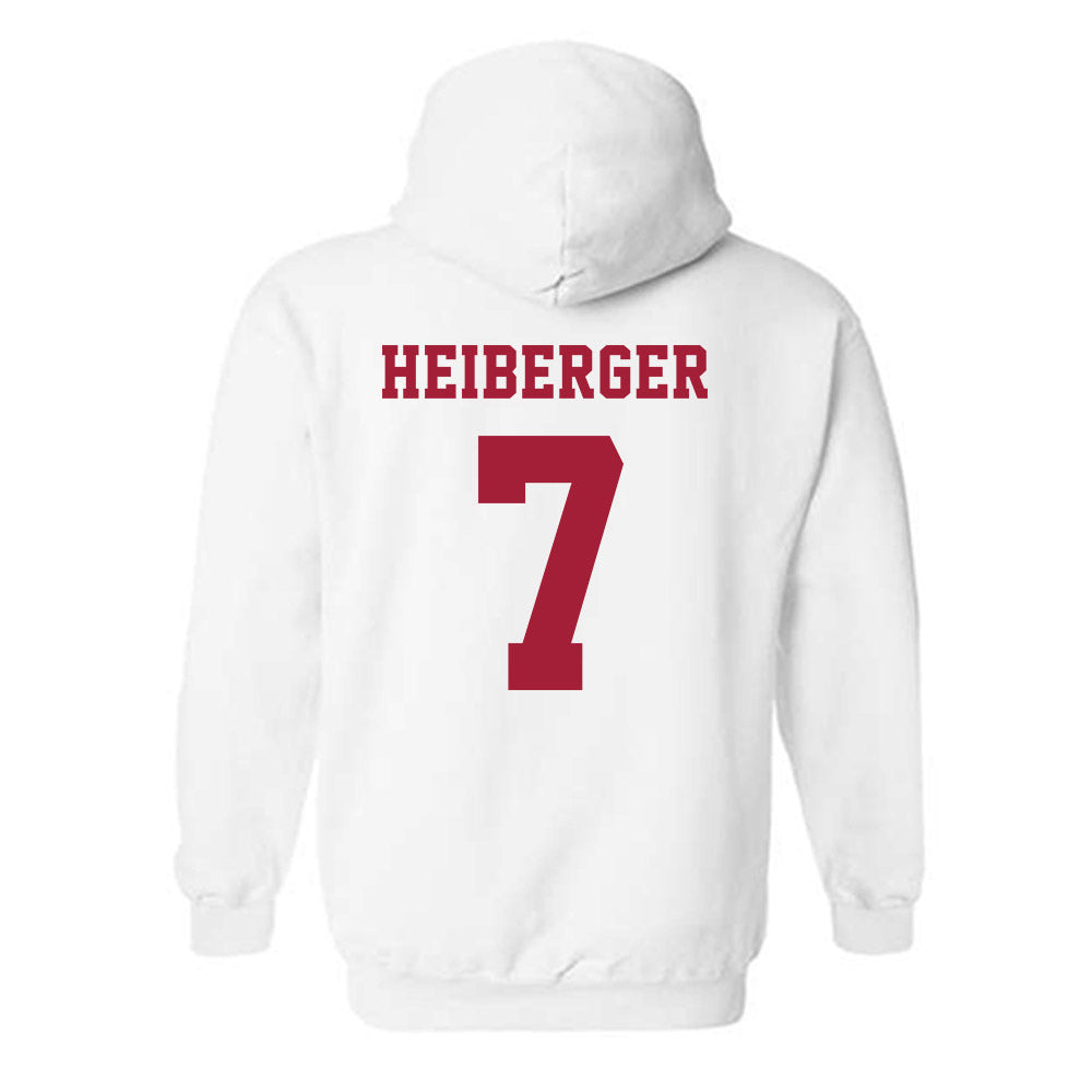 Alabama - NCAA Baseball : Matthew Heiberger - NCAA® Replica Shersey Hooded Sweatshirt-1