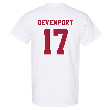 Alabama - NCAA Baseball : Logen Devenport - NCAA® Replica Shersey T-Shirt-1