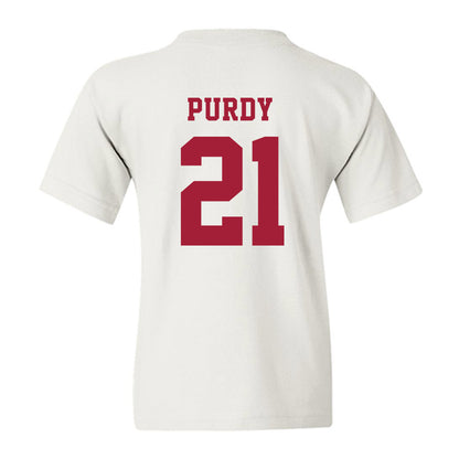 Alabama - NCAA Baseball : Andrew Purdy - NCAA® Replica Shersey Youth T-Shirt-1