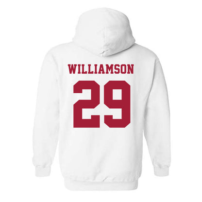 Alabama - NCAA Baseball : Jojo Williamson - NCAA® Replica Shersey Hooded Sweatshirt-1