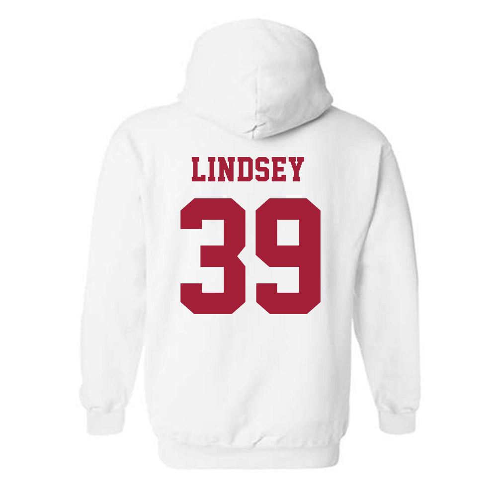 Alabama - NCAA Baseball : Ross Lindsey - NCAA® Replica Shersey Hooded Sweatshirt-1