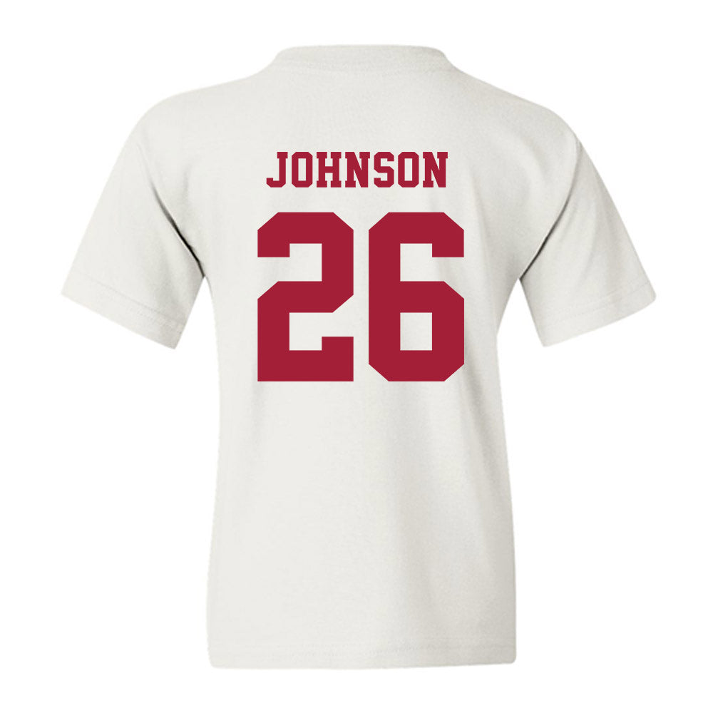 Alabama - NCAA Baseball : Zack Johnson - NCAA® Replica Shersey Youth T-Shirt-1