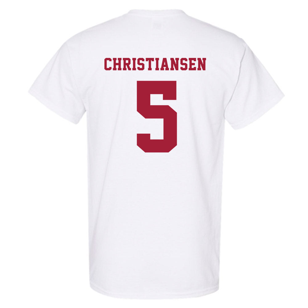 Alabama - NCAA Baseball : Sam Christiansen - NCAA® Replica Shersey T-Shirt-1