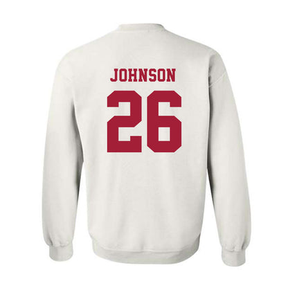 Alabama - NCAA Baseball : Zack Johnson - NCAA® Replica Shersey Crewneck Sweatshirt-1