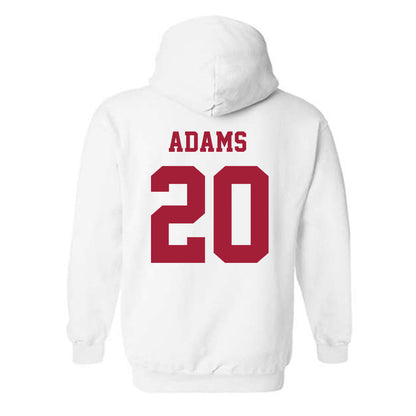 Alabama - NCAA Baseball : Zane Adams - NCAA® Replica Shersey Hooded Sweatshirt-1