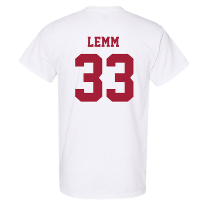 Alabama - NCAA Baseball : John Lemm - NCAA® Replica Shersey T-Shirt-1