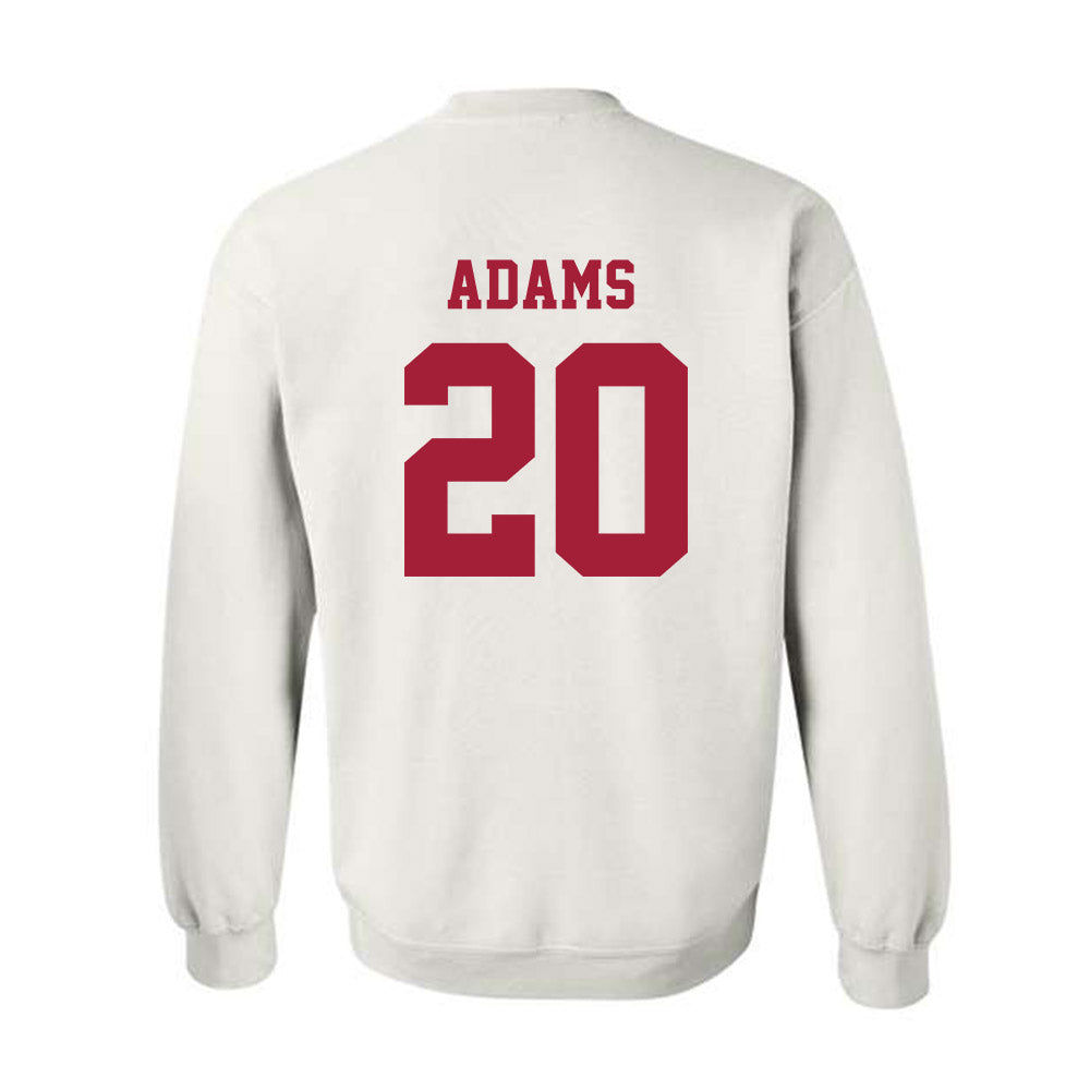 Alabama - NCAA Baseball : Zane Adams - NCAA® Replica Shersey Crewneck Sweatshirt-1