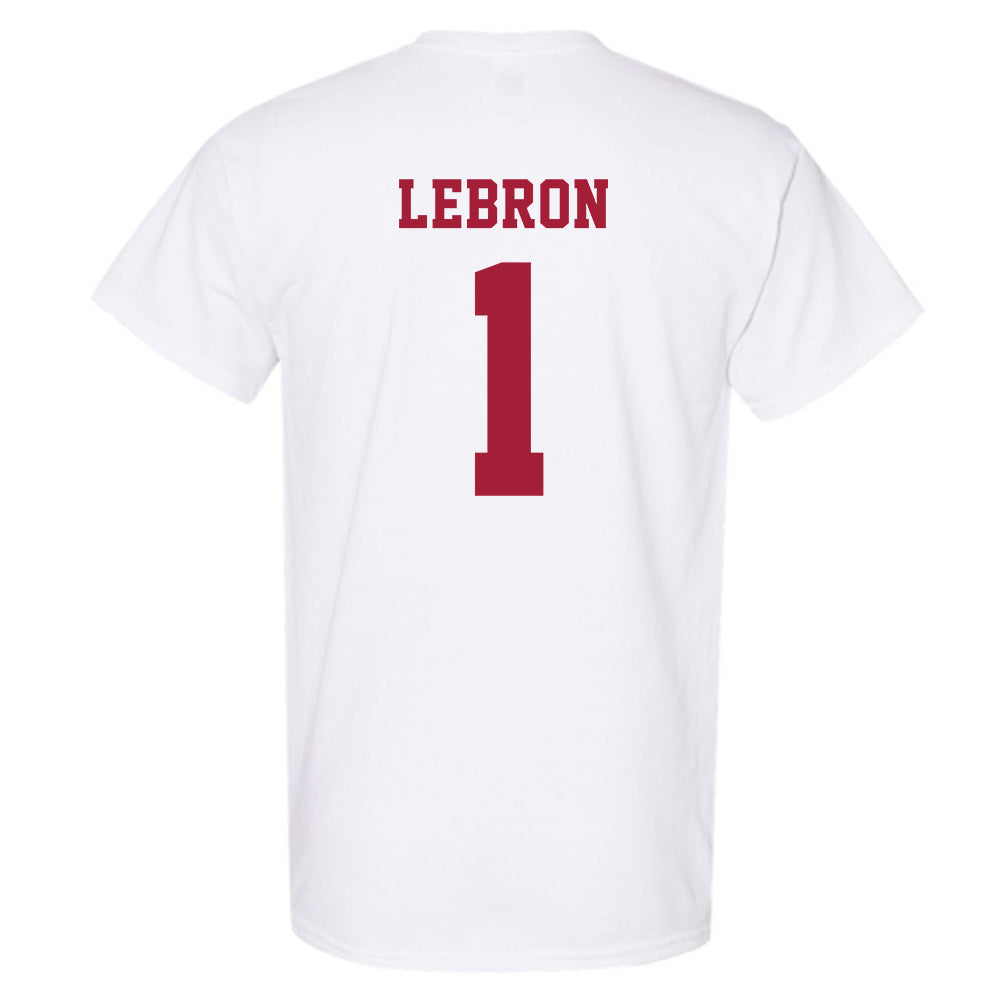 Alabama - NCAA Baseball : Justin Lebron - NCAA® Replica Shersey T-Shirt-1
