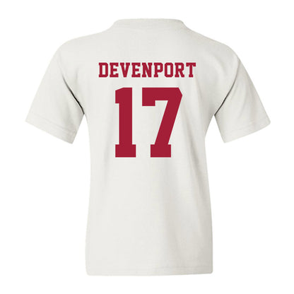 Alabama - NCAA Baseball : Logen Devenport - NCAA® Replica Shersey Youth T-Shirt-1