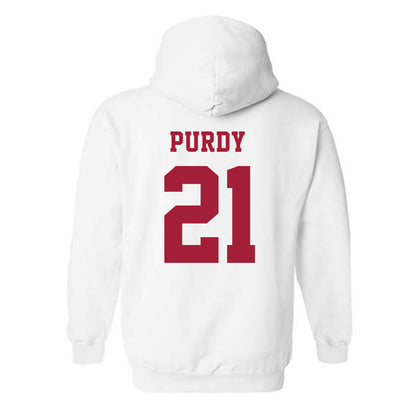 Alabama - NCAA Baseball : Andrew Purdy - NCAA® Replica Shersey Hooded Sweatshirt-1