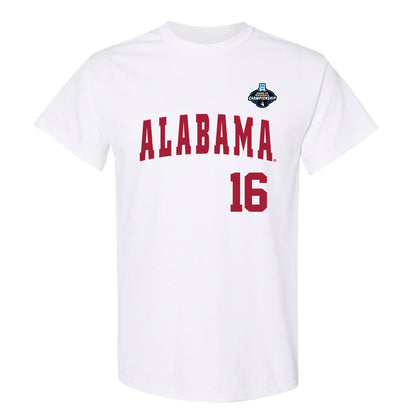 Alabama - NCAA Baseball : Bobby Alcock - NCAA® Replica Shersey T-Shirt-0
