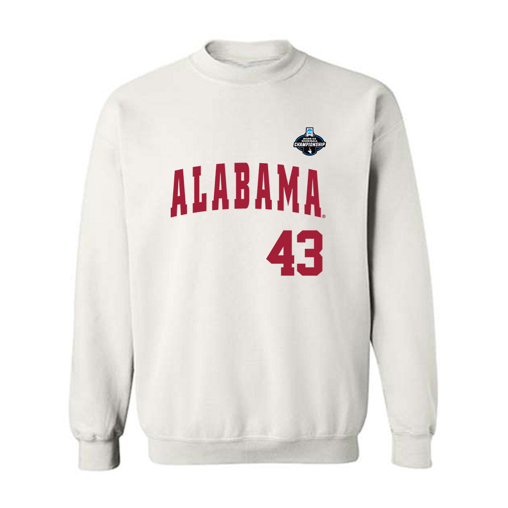 Alabama - NCAA Baseball : Jack Ketchum - NCAA® Replica Shersey Crewneck Sweatshirt-0