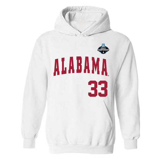 Alabama - NCAA Baseball : John Lemm - NCAA® Replica Shersey Hooded Sweatshirt-0