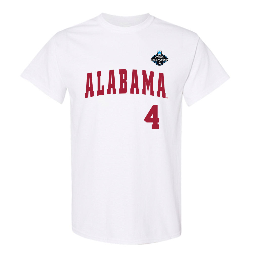 Alabama - NCAA Baseball : Brennan Holt - NCAA® Replica Shersey T-Shirt-0