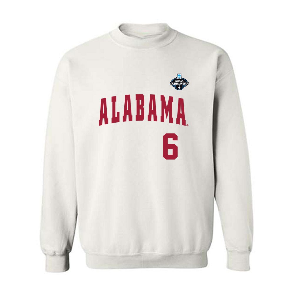 Alabama - NCAA Baseball : Evan Taylor - NCAA® Replica Shersey Crewneck Sweatshirt-0