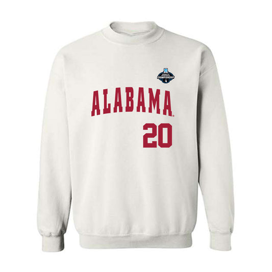 Alabama - NCAA Baseball : Zane Adams - NCAA® Replica Shersey Crewneck Sweatshirt-0