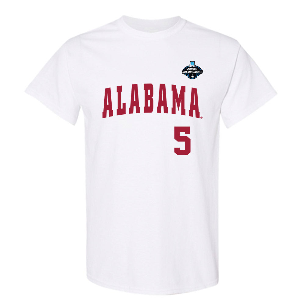 Alabama - NCAA Baseball : Sam Christiansen - NCAA® Replica Shersey T-Shirt-0