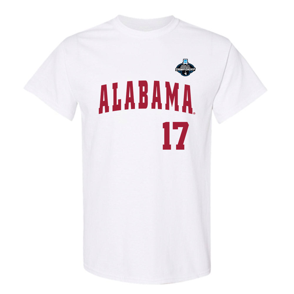 Alabama - NCAA Baseball : Logen Devenport - NCAA® Replica Shersey T-Shirt-0