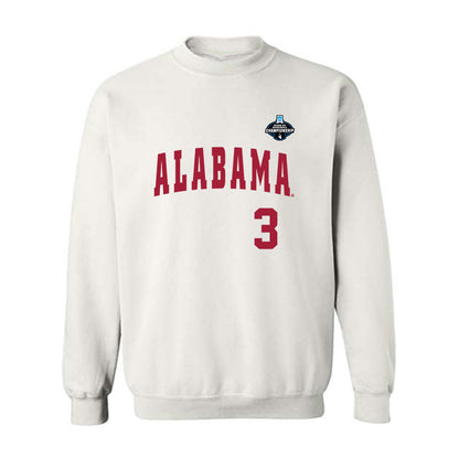 Alabama - NCAA Baseball : Will Plattner - NCAA® Replica Shersey Crewneck Sweatshirt-0
