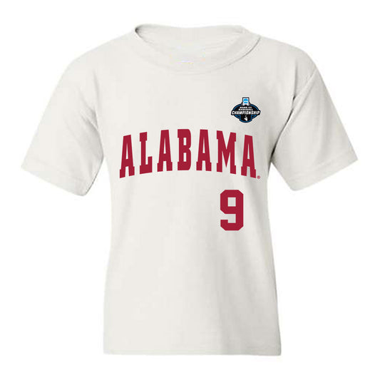 Alabama - NCAA Baseball : Bryce Fowler - NCAA® Replica Shersey Youth T-Shirt-0