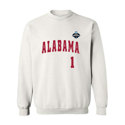 Alabama - NCAA Baseball : Justin Lebron - NCAA® Replica Shersey Crewneck Sweatshirt-0