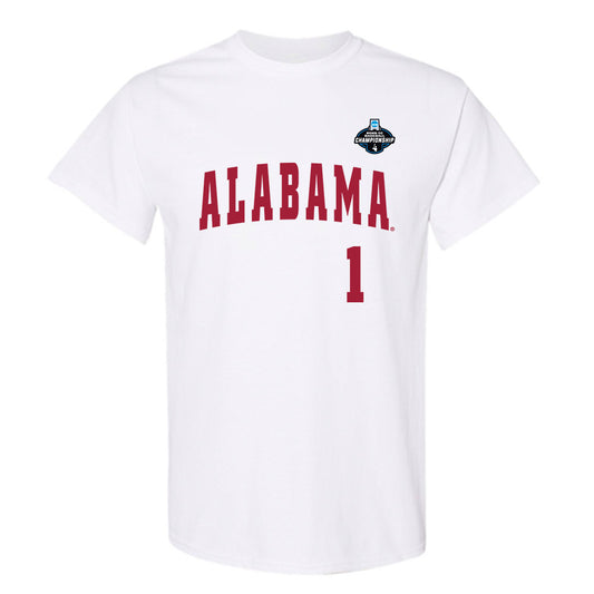 Alabama - NCAA Baseball : Justin Lebron - NCAA® Replica Shersey T-Shirt-0