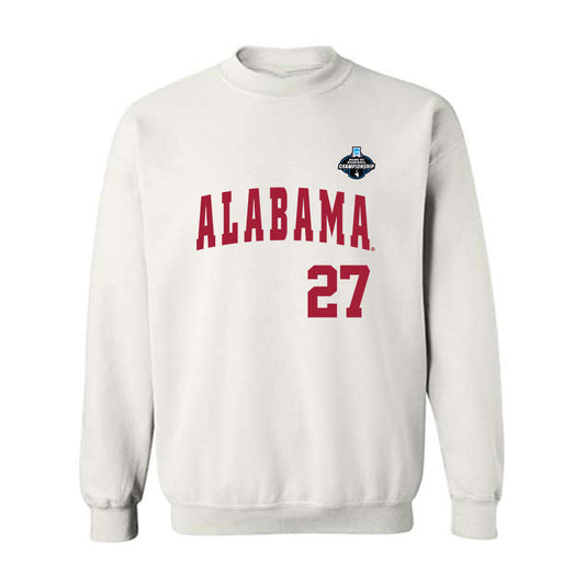 Alabama - NCAA Baseball : Luke Smyers - NCAA® Replica Shersey Crewneck Sweatshirt-0