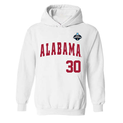 Alabama - NCAA Baseball : Anthony Pesci - NCAA® Replica Shersey Hooded Sweatshirt-0