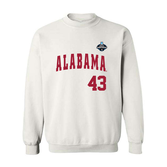 Alabama - NCAA Baseball : Jack Ketchum - NCAA® Replica Shersey Crewneck Sweatshirt-0