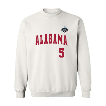 Alabama - NCAA Baseball : Sam Christiansen - NCAA® Replica Shersey Crewneck Sweatshirt-0