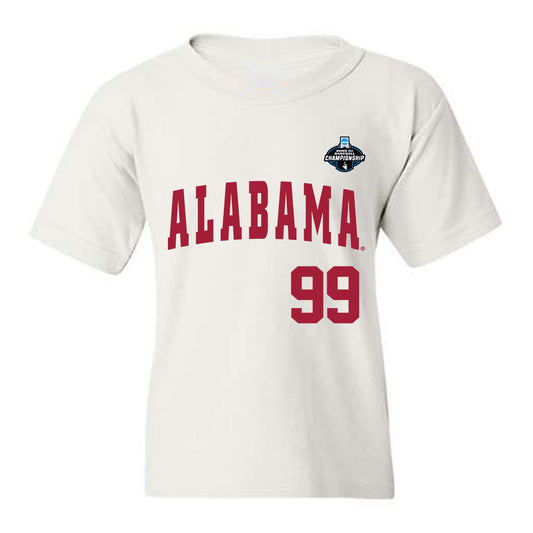 Alabama - NCAA Baseball : Austin Morris - NCAA® Replica Shersey Youth T-Shirt-0