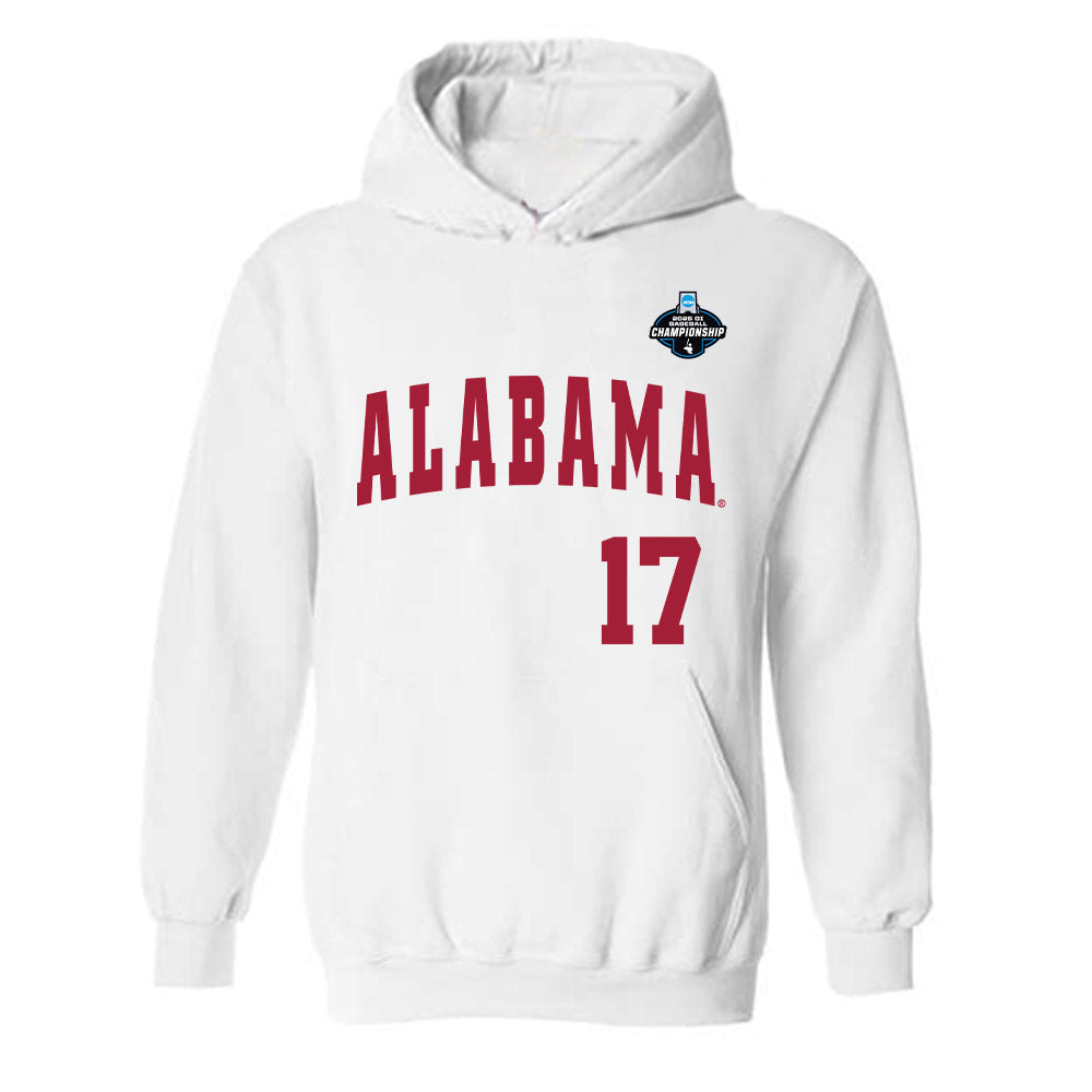 Alabama - NCAA Baseball : Logen Devenport - NCAA® Replica Shersey Hooded Sweatshirt-0
