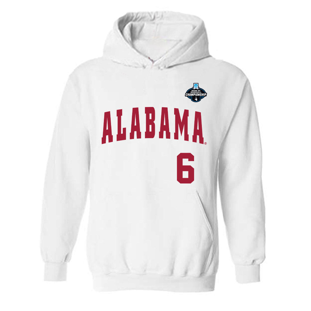 Alabama - NCAA Baseball : Evan Taylor - NCAA® Replica Shersey Hooded Sweatshirt-0