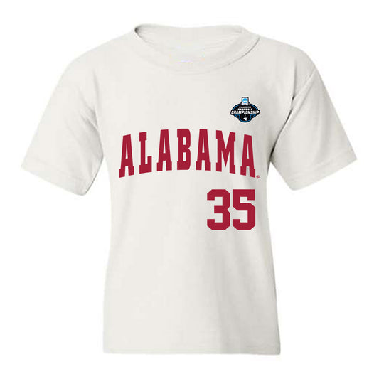 Alabama - NCAA Baseball : Owen Sarna - NCAA® Replica Shersey Youth T-Shirt-0